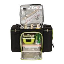 Stock Large Capacity Polyester Long Shoulder Strap Handle Thermal Durable 27 L Lunch Cooler Bags