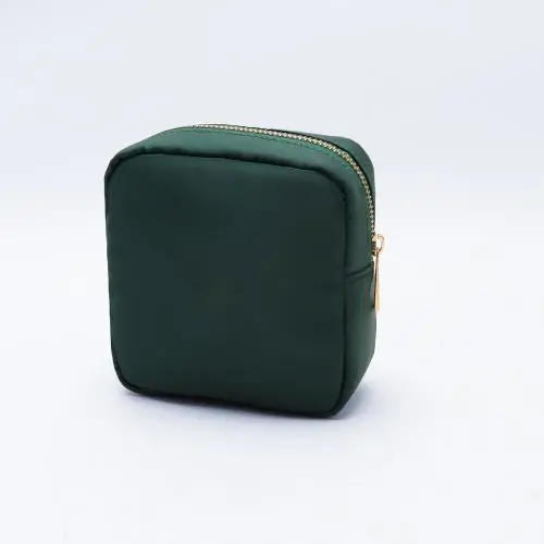 Hot Sale 21 Colorsnylon Waterproof Personalized Makeup Bag Travel Pouches Makeup Case Nylon Pouch Bag with Zipper