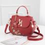 2022 Cute Big Fashion Shoulder Ladies Floral Embroidery Designs Leather Womens Mini Bags