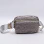 Womens teddy bear drawstring waisted packed bagged teddy fabric mens crossbody waist belt bag zipper chest bag