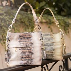 REALER wholesale Genuine Leather Crossbody Shoulder Bag Large snake pattern women Hobo Tote Handbags Real ladies Leather bags