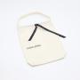 Custom Muslin Cotton Tote Drawstring Shoe Bag For Handbag Cosmetic Pouch Natural Recycle Dust Cotton Gift Shopping Pouch