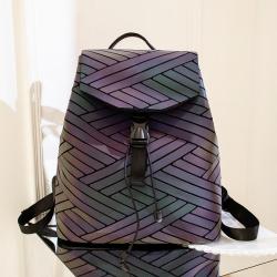 LOVEVOOK fashion Boutiques backpack school bags girls geometric luminous backpack travel women backpacks