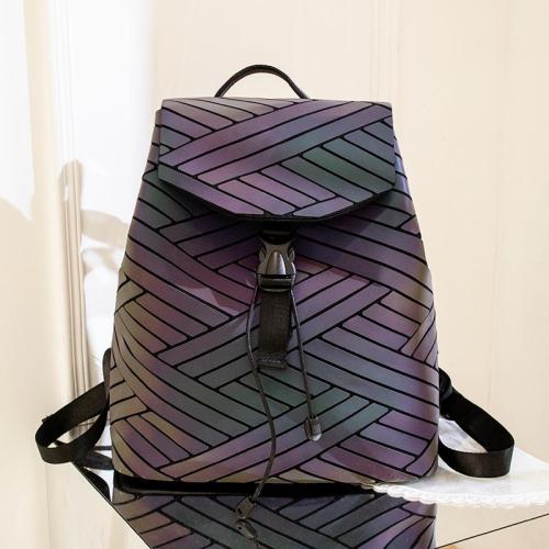 LOVEVOOK fashion Boutiques backpack school bags girls geometric luminous backpack travel women backpacks