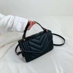 2023 Checkerboard Small Fabric PU Leather Flap Crossbody Bags for Women Fashion Handbags Lady Shoulder Bags