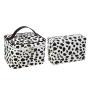 Zipper Travel Large Capacity Cows Printing Waterproof PU Beauty Storage Bag Cosmetic Bags Makeup Bag For Women