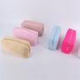 Keymay RTS Fast Shipping 23 Color S M L Xl Gold Zipper Waterproof Nylon Storage Organizer Cosmetic Pouch Makeup Cosmetic Bag