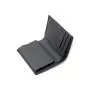 Wholesale men wallet metal card holder saffiano leather wallet men rfid blocking slim men's wallet