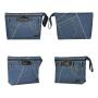 Smell proof bags Denim Bag with Combination Lock Durable Large Stash bag with Activated lined fabric