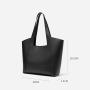 Tote Bags 2024 Wholesale Fashion Simple Handmade Large Capatiy Business Briefcase PU Leather Computer Lady Tote For Women