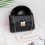 New Fashion Cheap Woman Handbag Custom Wholesale Plush Chain-lock Mini Handbag One-shoulder Cross-body Personality Lady Bag