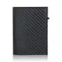 Premium Slim Minimalist Credit Card Holder Automatic Pop Up Wallet  Leather Aluminium Card Holder RFID Blocking Wallet