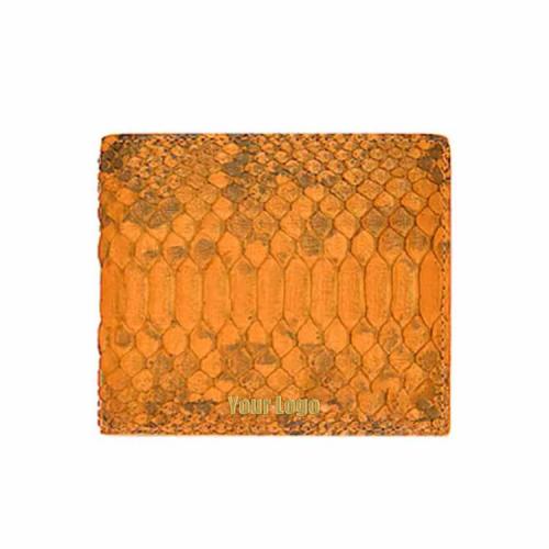 Custom Real Genuine Natural Snake Skin Leather Bifold Short Wallets For Men Ladies Luxury Famous Brand Wallet For Women