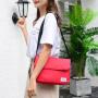 KBW364 Hot Selling Men Bag Messenger Package Horizontal Version Cover Type Women Bag Simple Shoulder Crossbody Bag Printed Logo