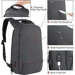 High Quality Dust Proof Backpack Anti Knife Bag Waterproof Cut Resistant Slash-Fabric Backpack