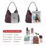 Guangzhou factory Realer fashion high quality PU leather purses ladies hobos tote bag large capacity vintage women hand bags