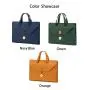 ZWY027 New Fashion Lightweight Men Laptop Handbag Daily Commuting PU Leather Waterproof Portable Briefcase Business Clutch Bag