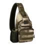 USB Charging Chest Bag Unisex Cycling Sports Bag with Water Bottle One Shoulder Casual Backpack Zipper Closure