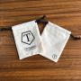 Custom Logo Recyclable  Ramadan Canvas Bags  for Skincare and Cosmetics Gift Bag cotton drawstring pouch