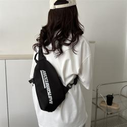 Canvas Fanny Pack Hip Bum Bag with Adjustable Strap Outdoor Traveling Casual Running Hiking Cycling Crossbody Bag