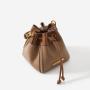 2024 Custom Genuine Leather The Drawstring Bucket Bag For Women Crossbody Purse