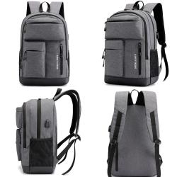 ZF176 New Leisure Backpack Man Outdoor Travel Bag Fashion Retro Canvas Shoulder Bag Large Capacity Waterproof Student Schoolbag