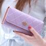 Hot selling women's long multi-functional diamond crown buckle large capacity wallet