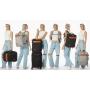 LOVEVOOK new Carry on weekender bags large 40L Expandable Suitcase Backpacks Airline bag work business women men travel backpack