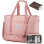 LOVEVOOK New 3 in 1 Custom Logo Pink Travelling Weekender Overnight Holdall Duffle Luggage Travel Bags For Luxury Men Women