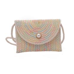 Latest Fashion Trendy Women Designer Bag Stylish Mini Handbags Phone Purse Summer Straw Bag
