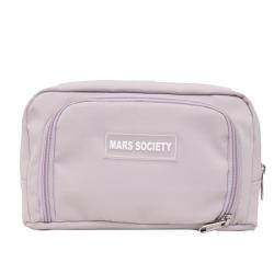 Gelory Simple Fasion Girls Large Capacity Stationery Organizer Cosmetic Bag Soft Mesh Makeup Bag