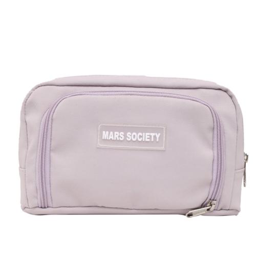 Gelory Simple Fasion Girls Large Capacity Stationery Organizer Cosmetic Bag Soft Mesh Makeup Bag