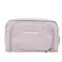 Gelory Simple Fasion Girls Large Capacity Stationery Organizer Cosmetic Bag Soft Mesh Makeup Bag