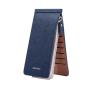 HR519 Women's Wallet With Long Zipper PU Leather Money Clip Solid Color Card Holders Wallets for Man Phone Storage Handheld Bag