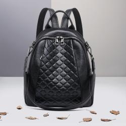 Fashion Casual Large-capacity College Style Travel Bag  Leather Backpack Women Ladies Backpack  Leather Student Backpack