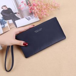 2024 Korean style zipper clutch bag coin purse money clip new women's long wallet large capacity ladies wallet