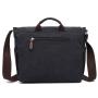 Vintage Canvas Satchel Messenger Bag for Men Business Travel Shoulder bag 38cm big size fits 15 inch Laptop Handbags book bag