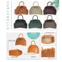 SUSEN CHRISBELLA 2022 Handbags for Women Ladies Bag trendy logo handbags leather custom