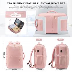 High Quality Travel Backpack with 6 packing cubes large Laptop Bag Luggage Suitcase with USB Port Outdoor Travel Backpack Unisex