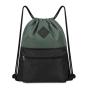 Gelory Factory Supply Polyester Fitness Gym Storage String Bag Sports Drawstring Backpack  With Wet Compartment