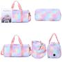 Gelory Sports Gym Bag Sport Gym Bag Women Travel with Shoe Compartment Wet Pocket Sports Duffels Gym Bag Outdoor Totes