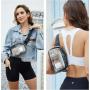Personalized Clear Purses Belly Fanny Pack See Through Waist Pouch Bag Transparent Women Fanny Pack Waist Bag