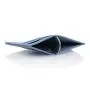 Sim Leather Credit Card Holder Minimalist Saffiano Leather ID Card Holder RFID Blocking Wallet