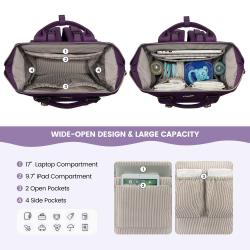 LOVEVOOK Custom logo Waterproof Baby Diaper Bag Travel Diaper Backpack with Changing Pad lightweight travel work mummy nappy bag