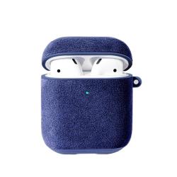 OEM/ODM 2022 Custom Designer Protective Carryiny Luxury Alcantar Leather Cover Cases For Apple Airpods Pro 1 2 3 Max Generation