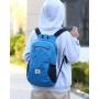 ZF097 Custom Logo Shoulder Bag Man Folding Lightweight Travel Sports Backpack Woman Polyester Waterproof Breathable Outdoor Bag