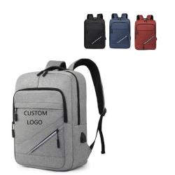 Gelory Customized Logo Waterproof School Students Backpack Boys Shockproof Laptop Bag Large business Backpack