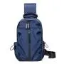 Small Crossbody Shoulder Bag Daypack Cycling Walking Waterproof Sling Chest Bag with USB Charging Port