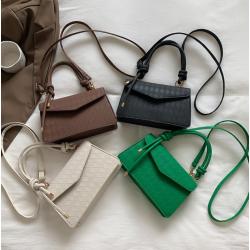 New Fashion  Handbag   Indentation Fashion Lady Bag Hand Held Woman Fashion  Bag Women's One-shoulder Crossbody Bag