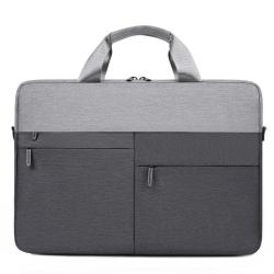 ZR902 New Unisex Briefcase Business Men's Handbag Zipper Office Work Oxford Waterproof Shoulder Laptop Bag Document Computer Bag